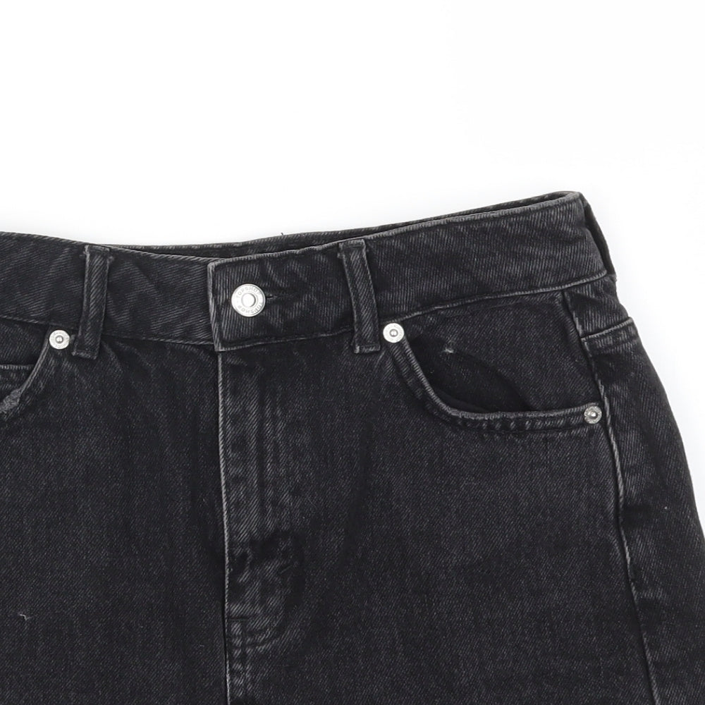 Topshop Womens Black   A-Line Skirt Size 4