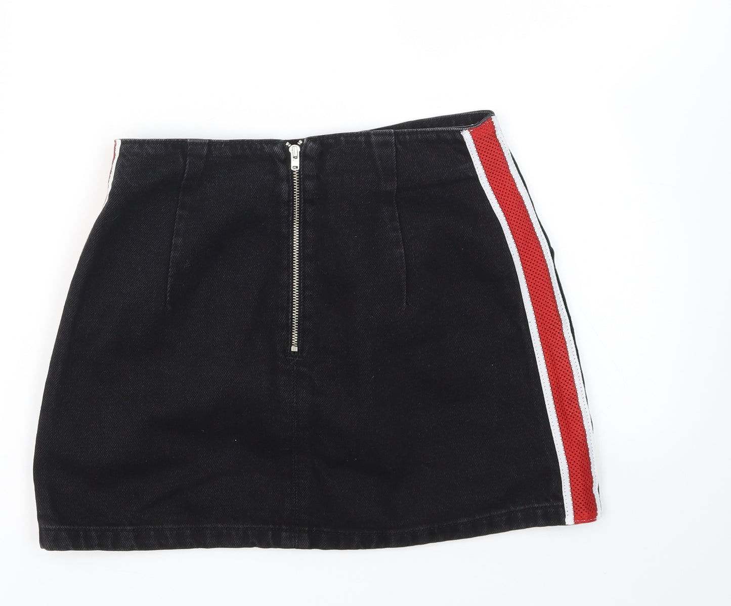 Topshop Womens Black   A-Line Skirt Size 6