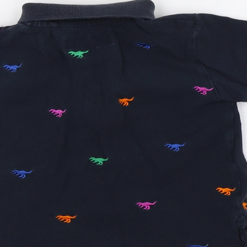 NEXT Boys Blue Polka Dot  Basic Button-Up Size 2 Years