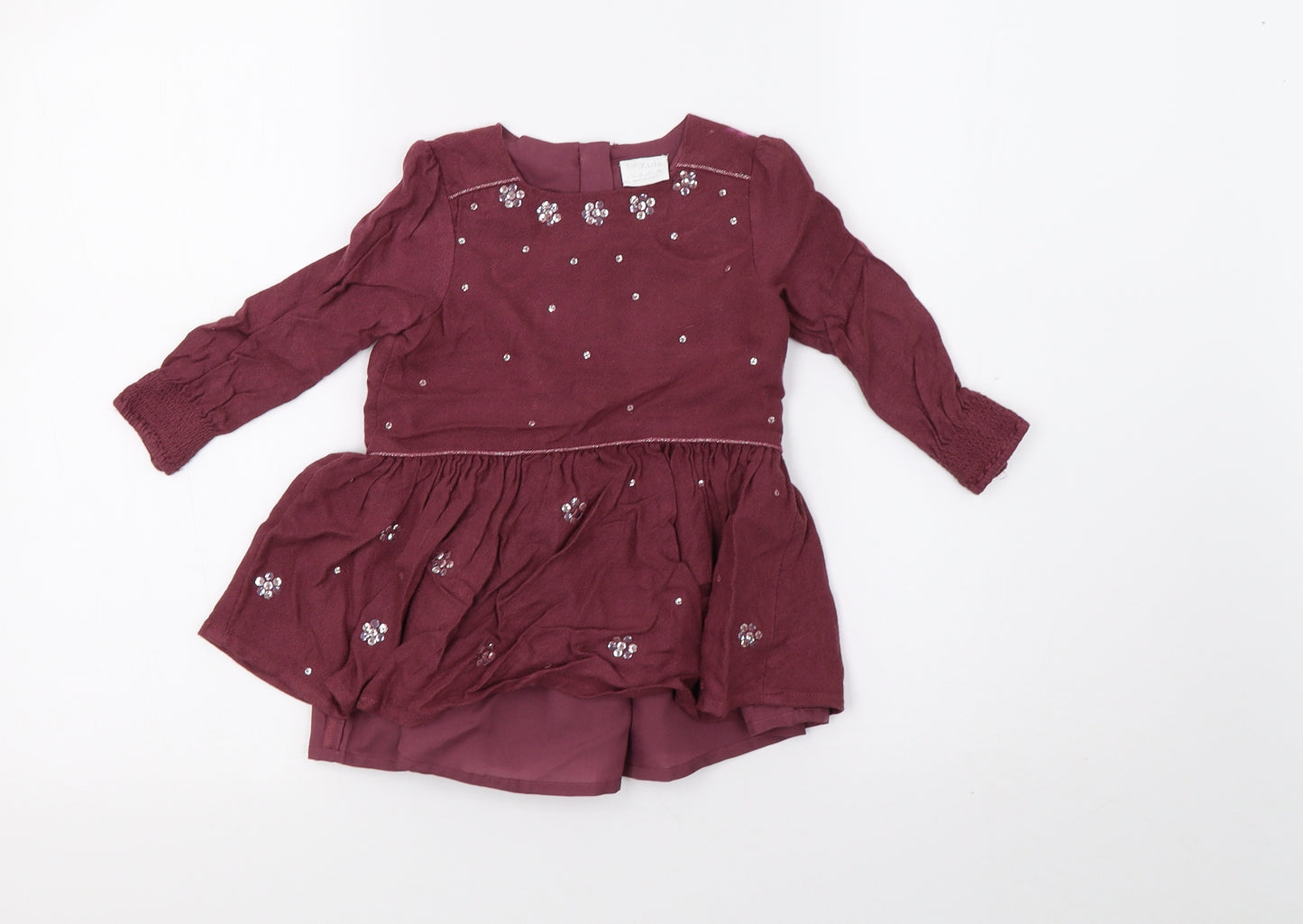 F&F Girls Purple   A-Line  Size 18-24 Months