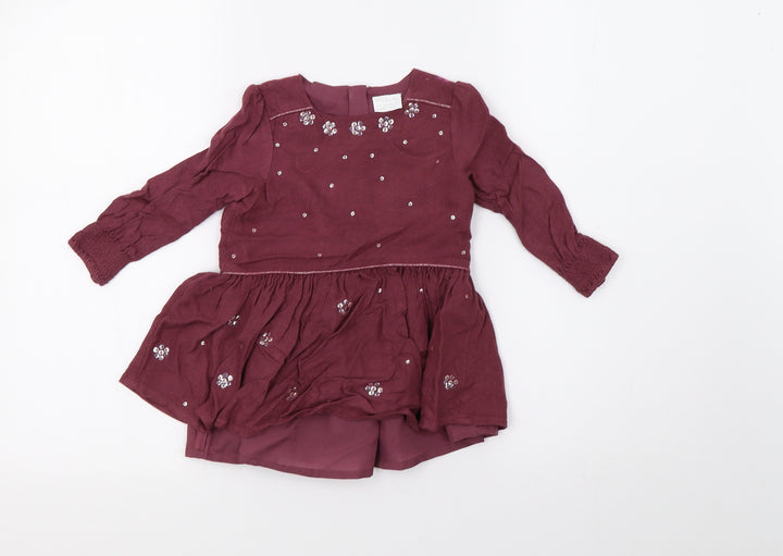 F&F Girls Purple   A-Line  Size 18-24 Months