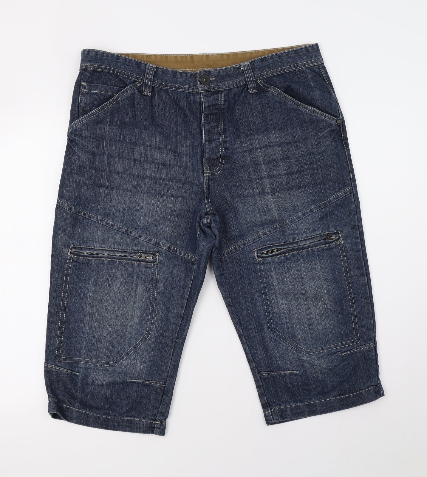 Denim Mens Blue  Denim  Shorts Size 34