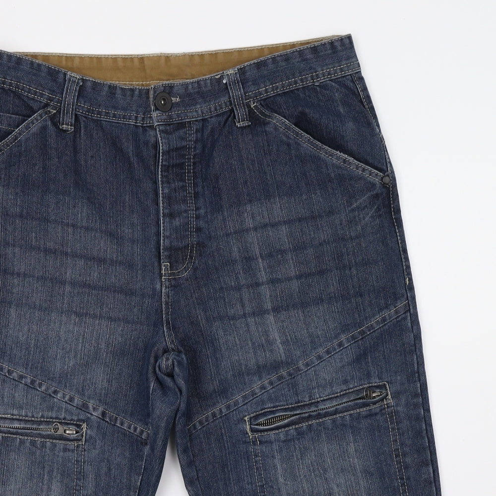 Denim Mens Blue  Denim  Shorts Size 34
