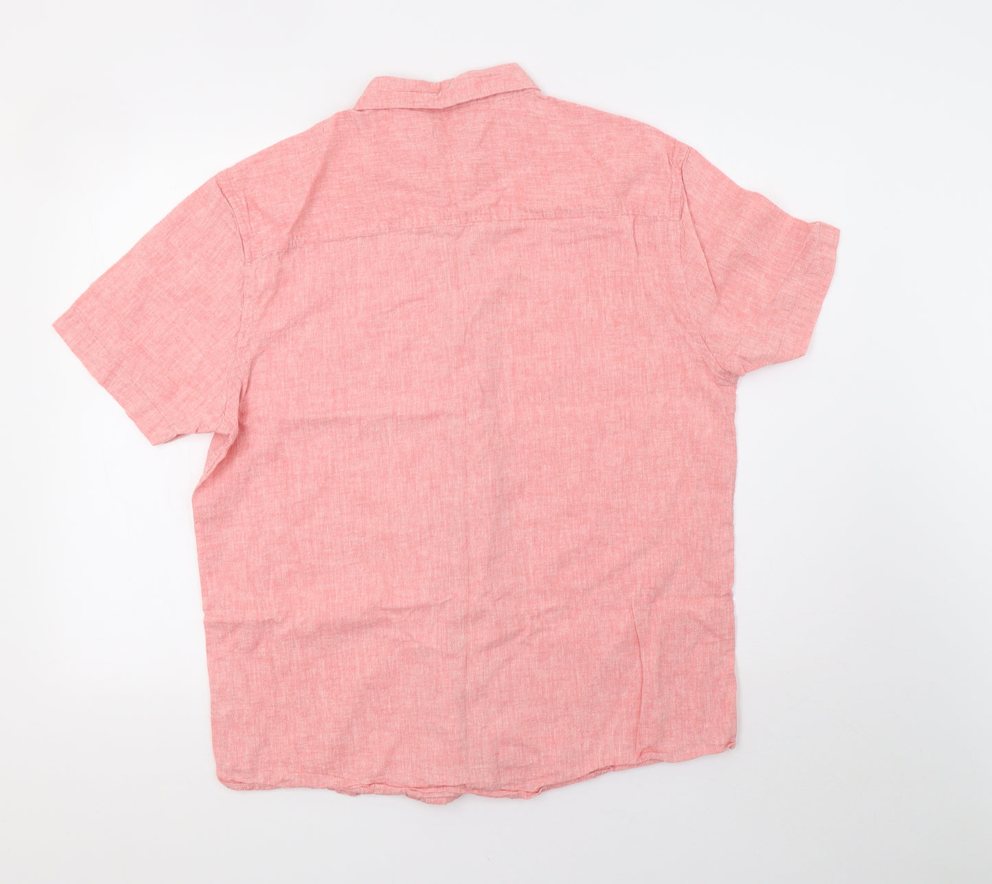 Peacocks Mens Pink    Button-Up Size XL  - 44inch