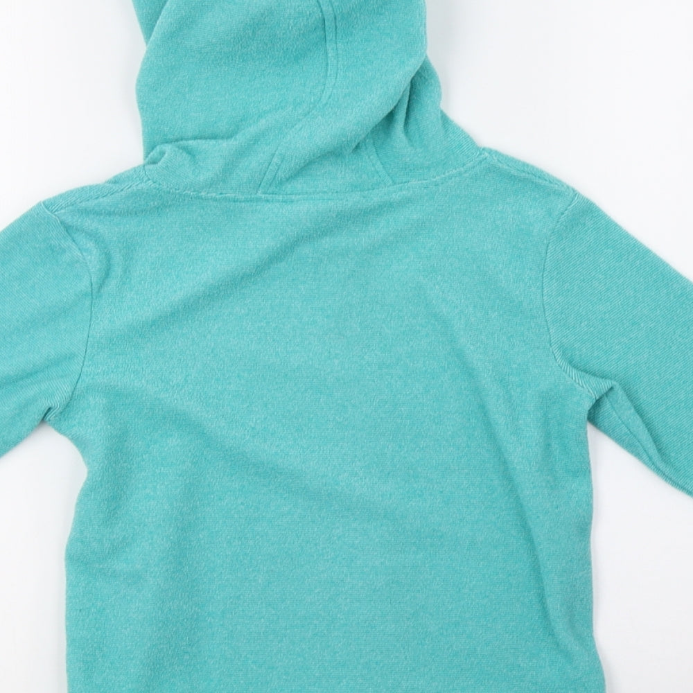 mountain WA Girls Green  Fleece Pullover Sweatshirt Size 5-6 Years