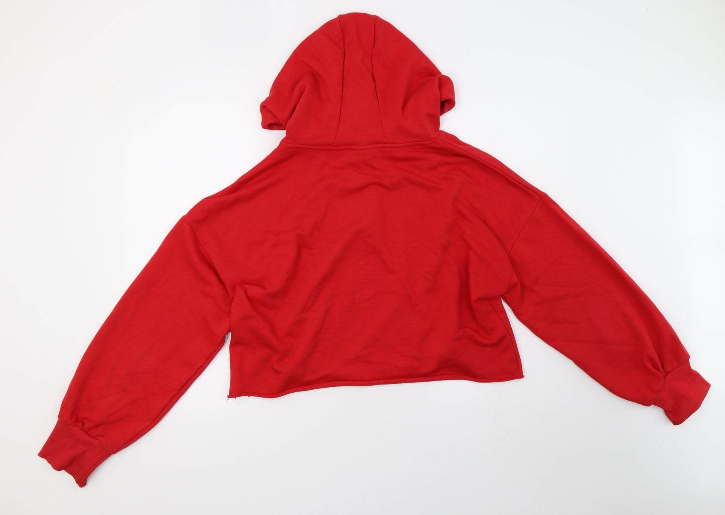 Primark Womens Red   Pullover Hoodie Size 14  - cropped