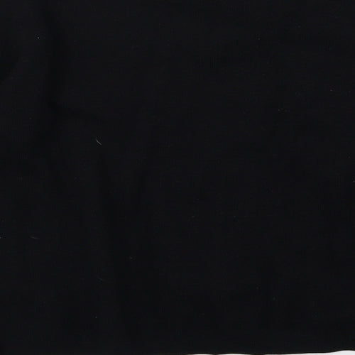 H&M Womens Black  Knit Pullover Sweatshirt Size S
