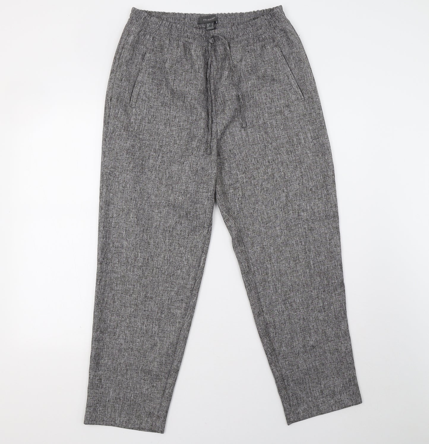 Primark Womens Grey   Trousers  Size 12 L30 in
