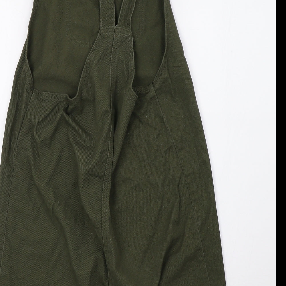 sainsburys Womens Green  Denim A-Line  Size 10