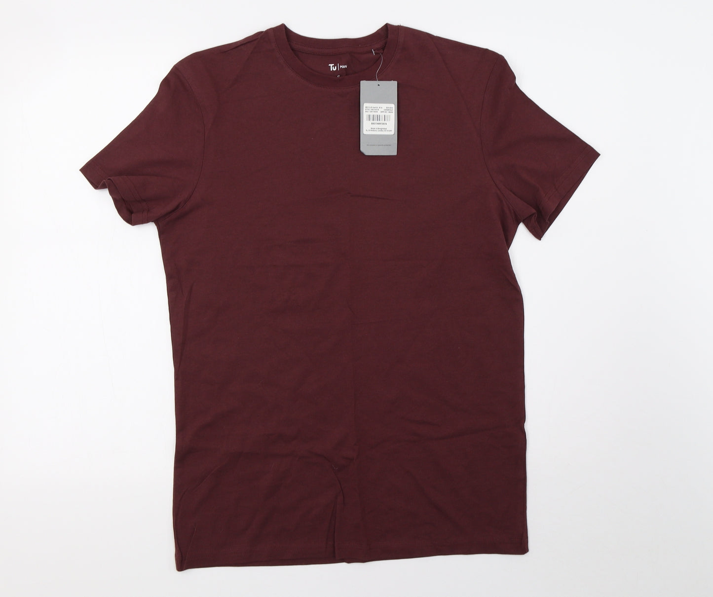 saisnburys Mens Red    T-Shirt Size S