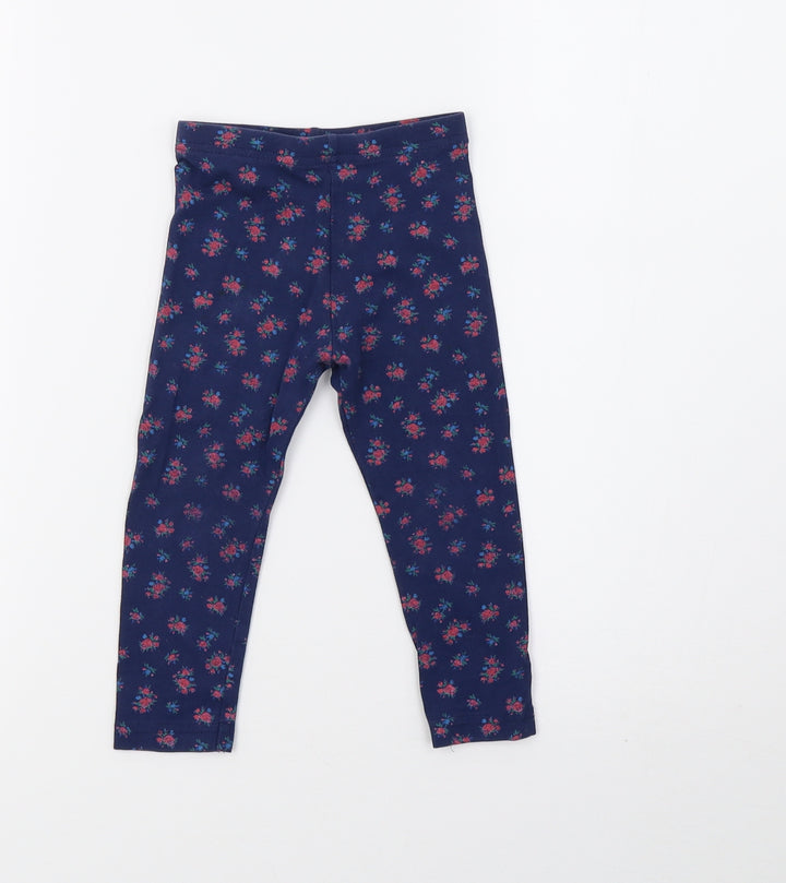 Primark Girls Blue Polka Dot Pyjama Pants Size 2 Years