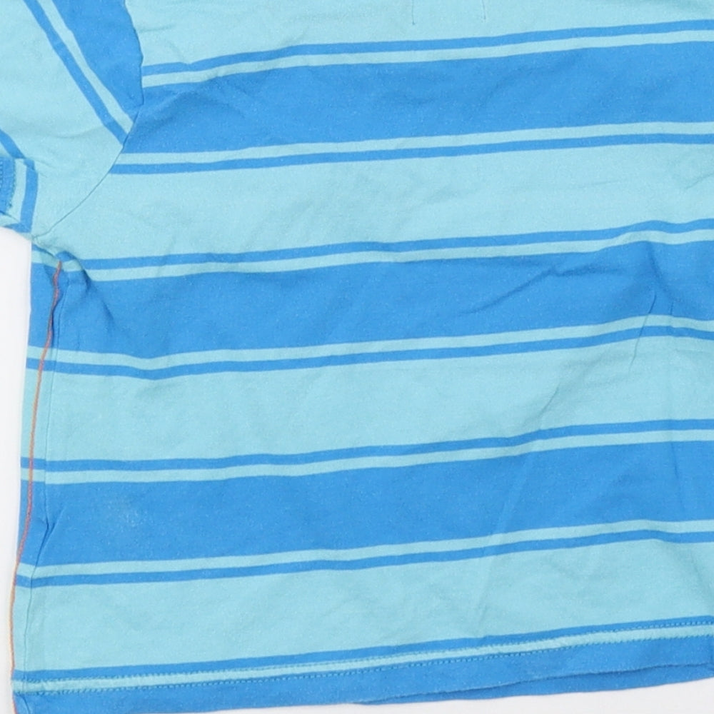 F&F Boys Blue Striped  Basic T-Shirt Size 18-24 Months