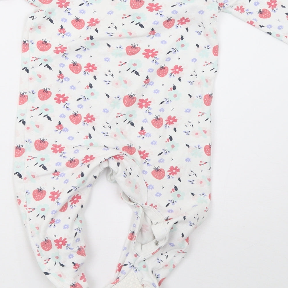 F&F Baby White Polka Dot  Babygrow One-Piece Size 18-24 Months