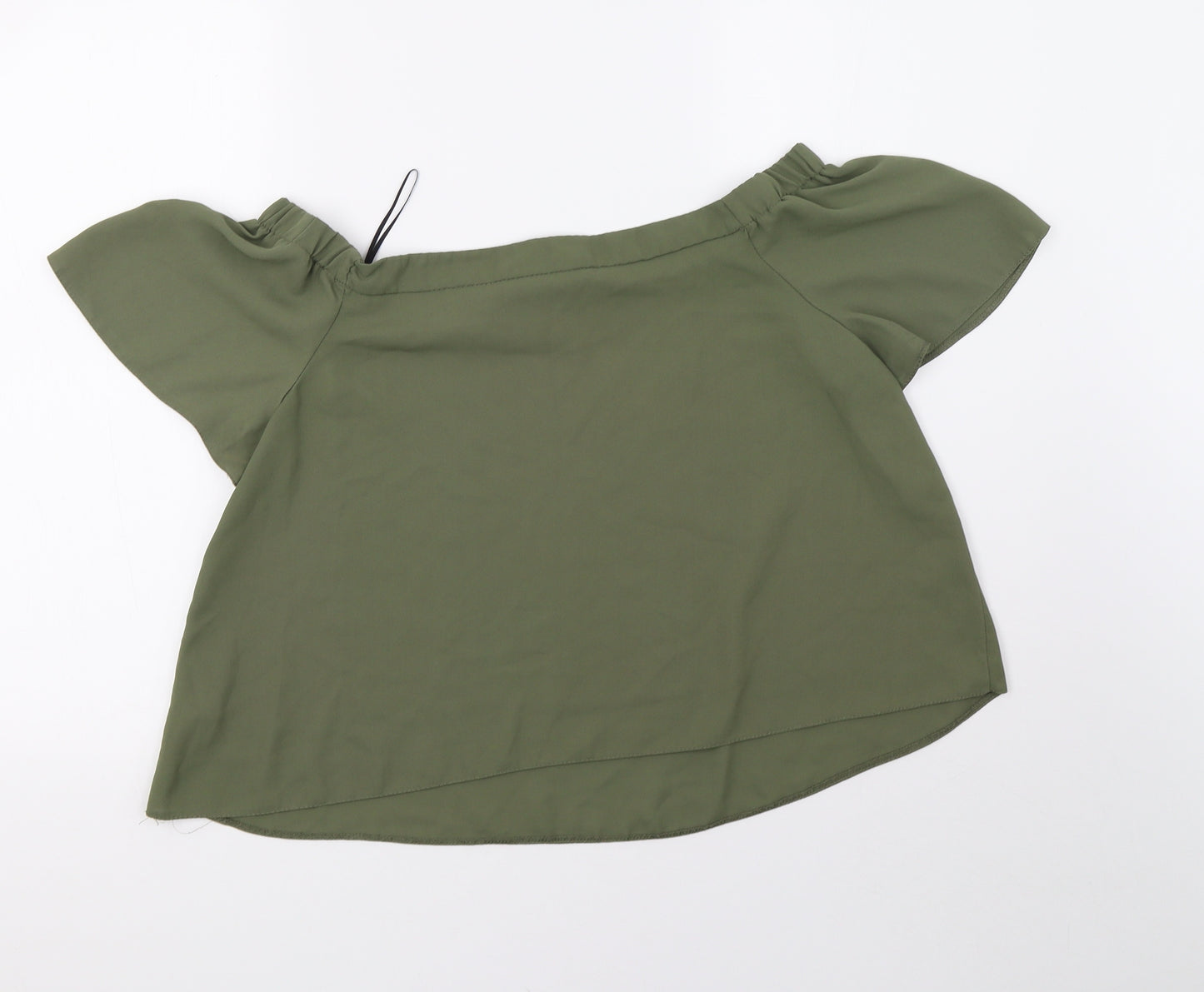 New Look Womens Green  Mesh Basic Polo Size 14
