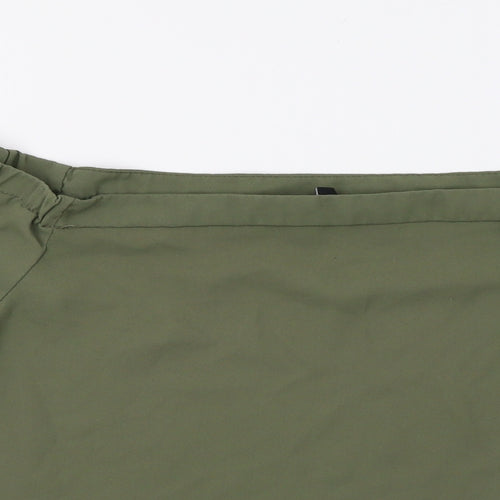 New Look Womens Green  Mesh Basic Polo Size 14