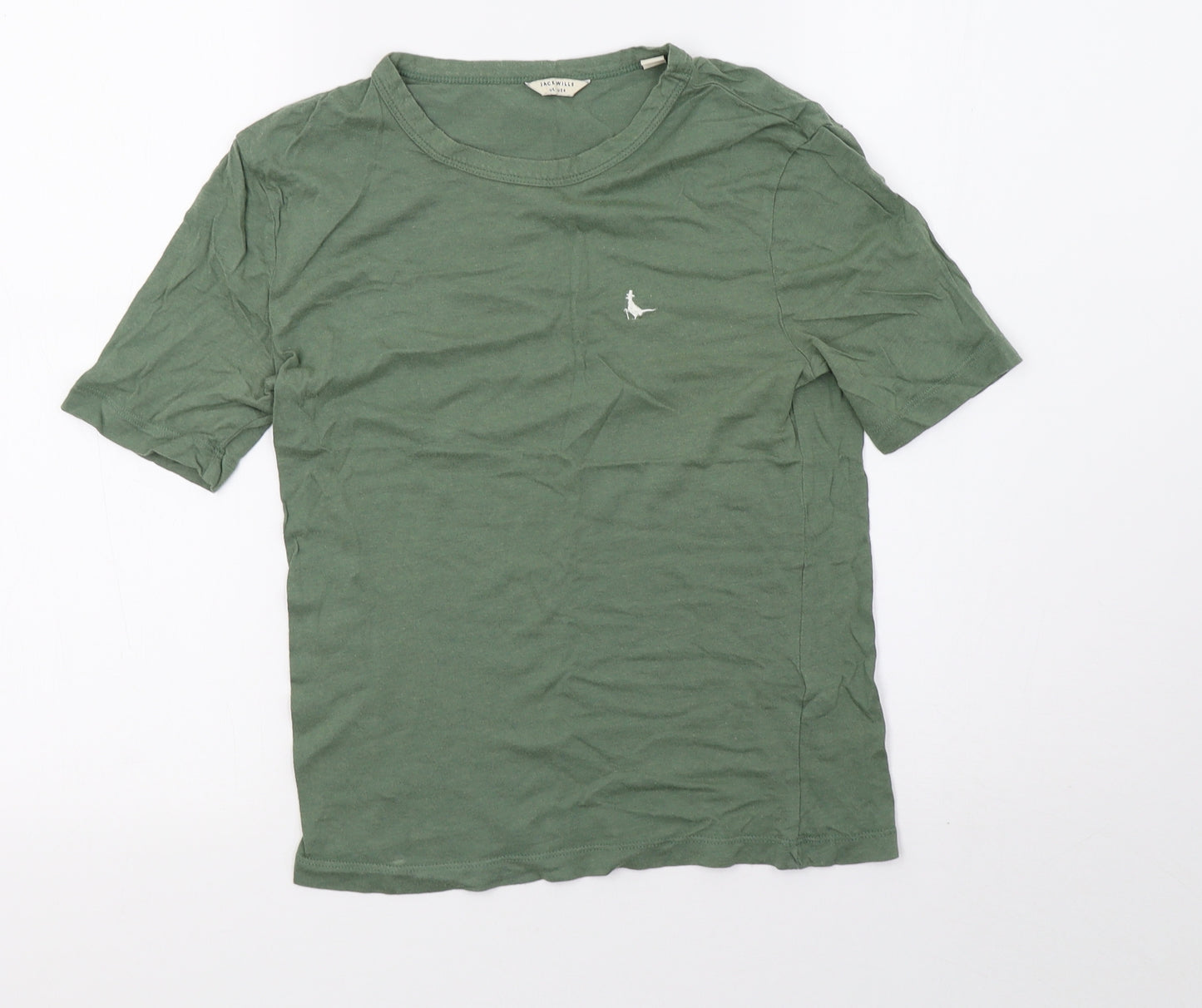 Jack Wills Womens Green   Basic T-Shirt Size 8