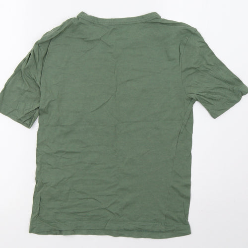 Jack Wills Womens Green   Basic T-Shirt Size 8