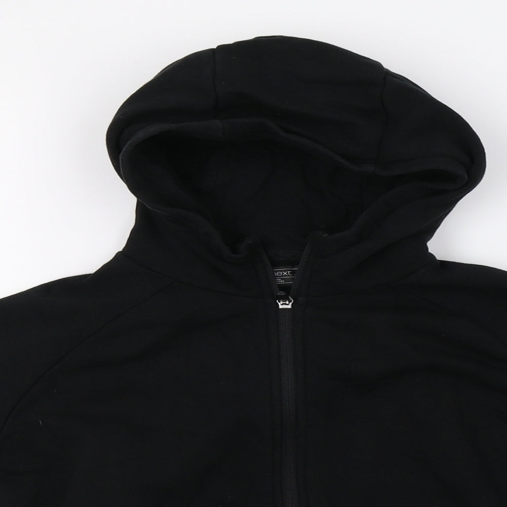 NEXT Boys Black   Full Zip Hoodie Size 9 Years