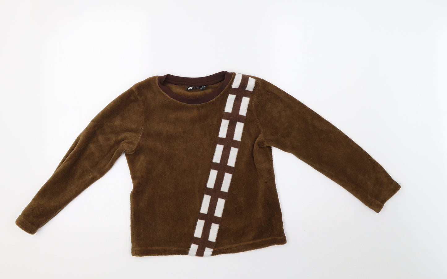 Preworn Boys Brown    Pyjama Set Size 8-9 Years  - star wars