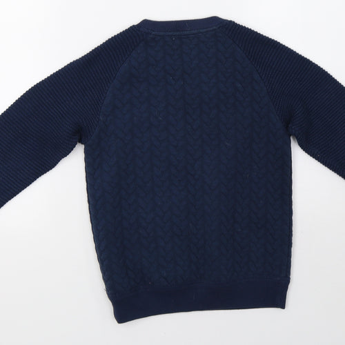 F&F Boys Blue   Pullover Sweatshirt Size 6-7 Years