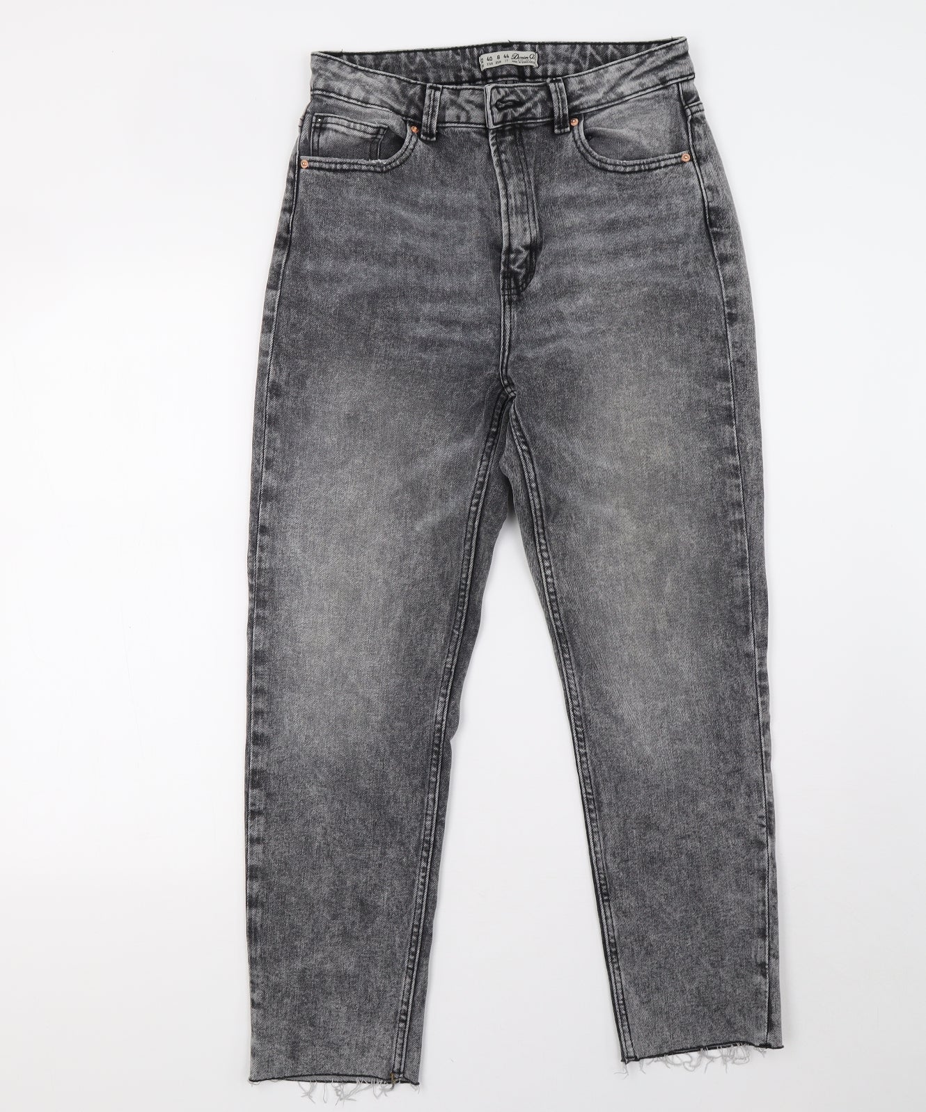 Primark Womens Grey  Denim Skinny Jeans Size 12 L28 in