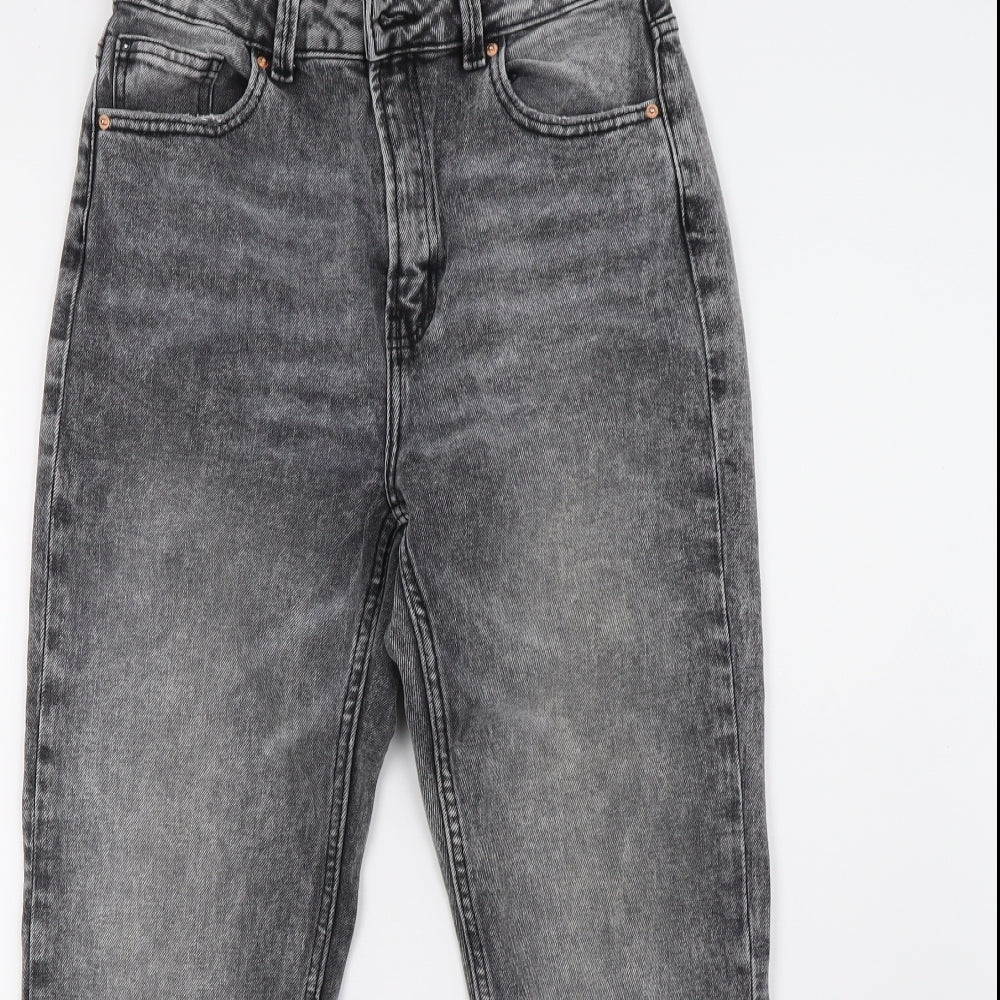 Primark Womens Grey  Denim Skinny Jeans Size 12 L28 in