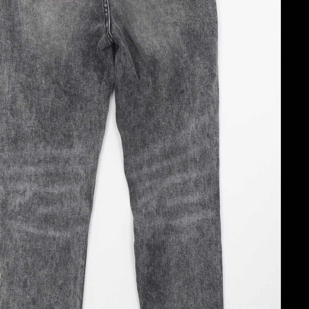 Primark Womens Grey  Denim Skinny Jeans Size 12 L28 in