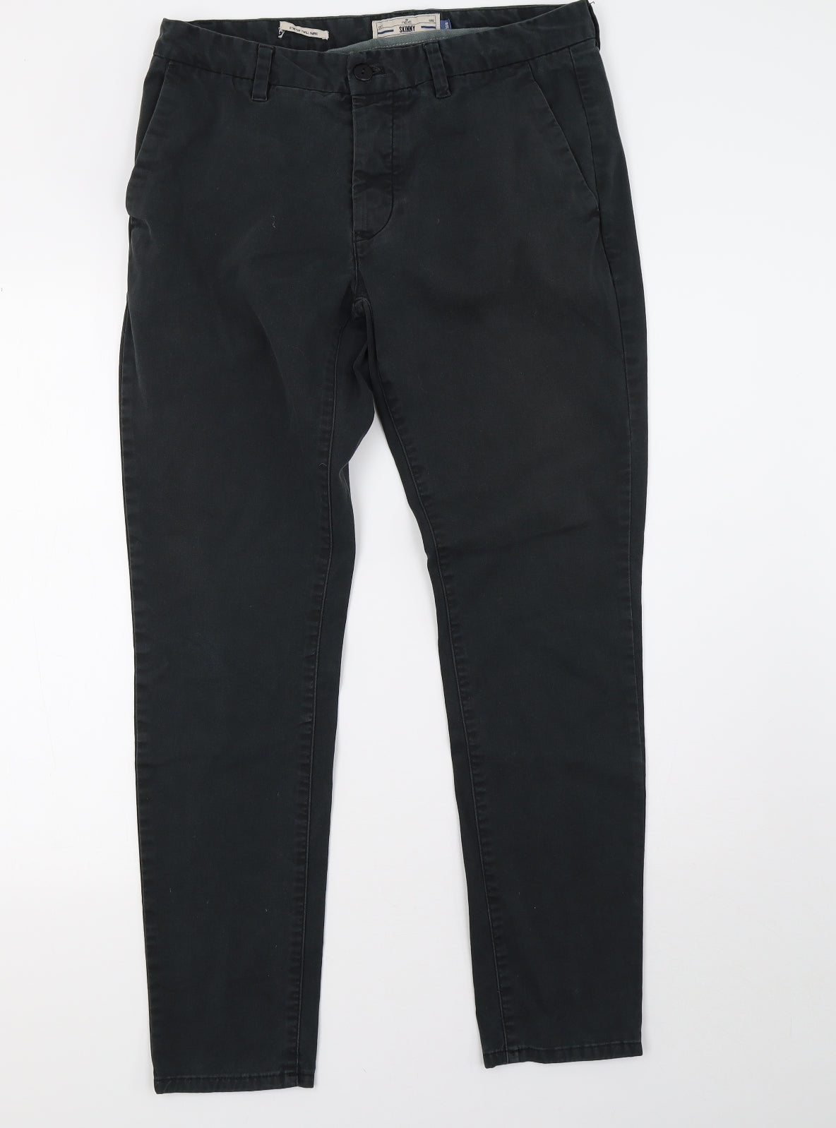 NEXT Mens Green   Chino Trousers Size 32 L30 in