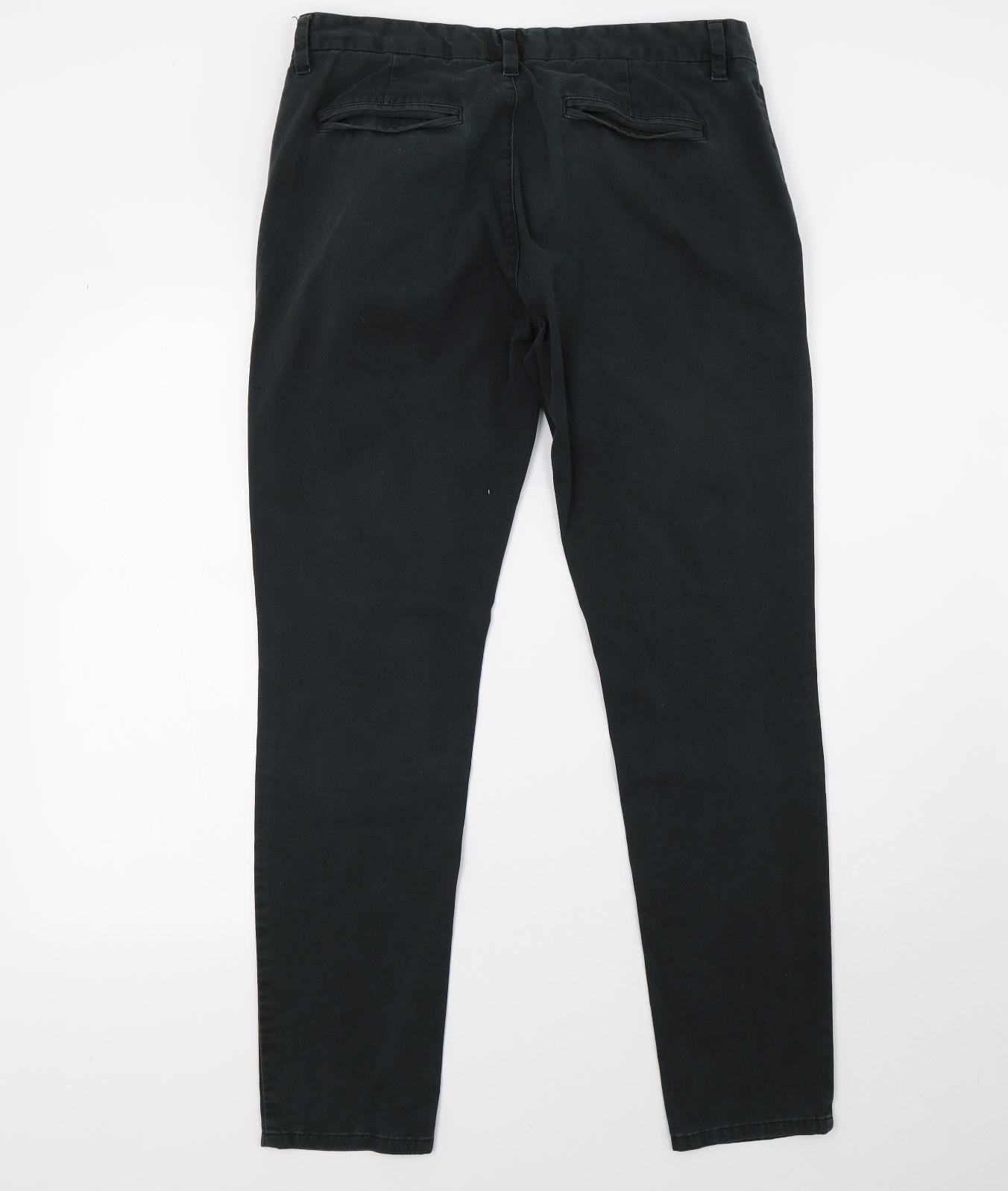NEXT Mens Green   Chino Trousers Size 32 L30 in