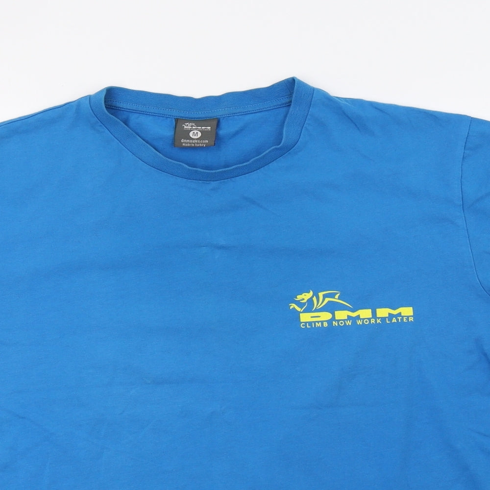 dmmwales Mens Blue    T-Shirt Size M