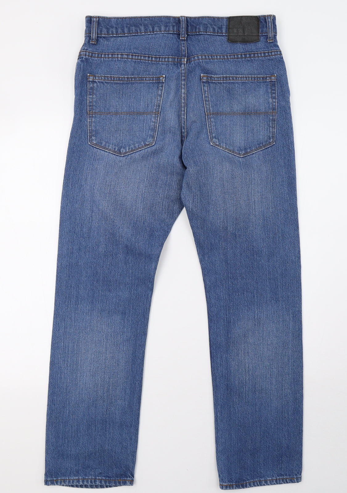 Marks and Spencer Mens Blue  Denim Straight Jeans Size 32 L29 in