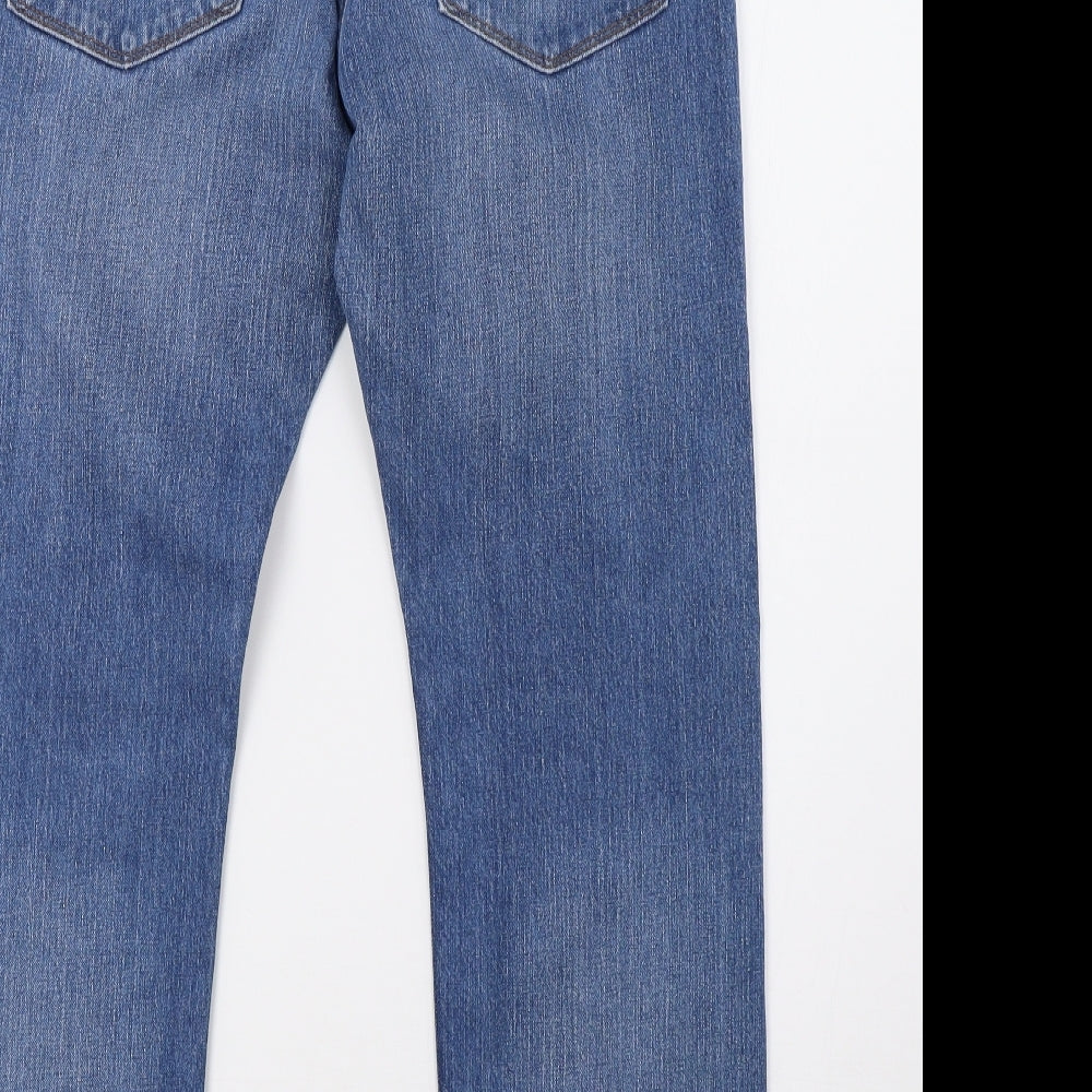 Marks and Spencer Mens Blue  Denim Straight Jeans Size 32 L29 in