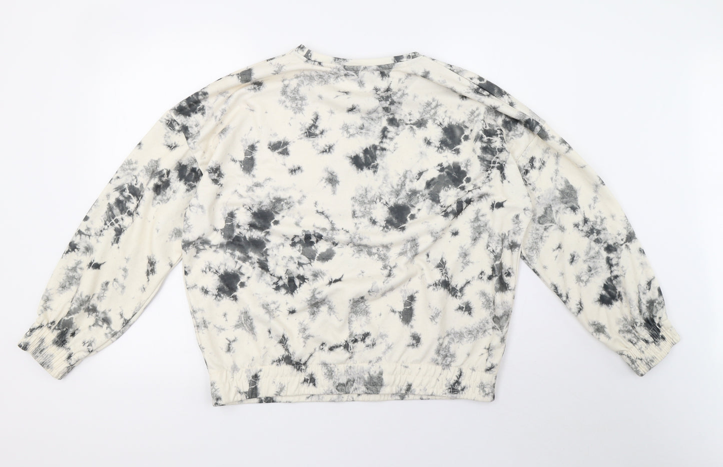 F&F Womens White   Pullover Sweatshirt Size 14