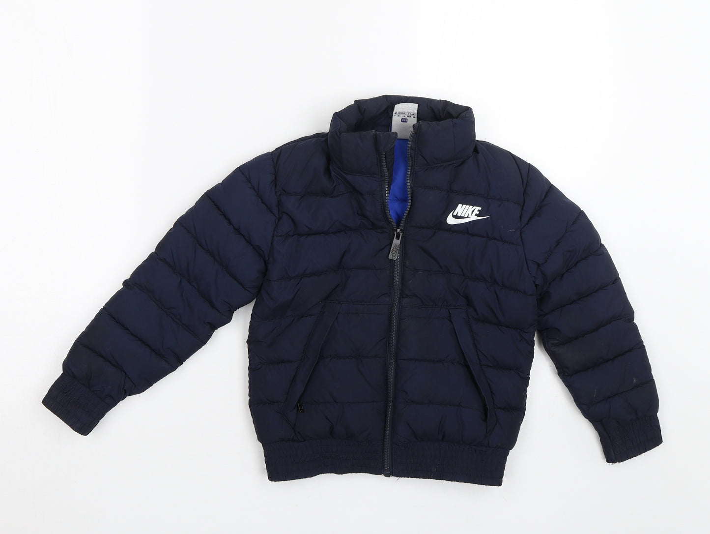 Nike Boys Blue   Puffer Jacket Coat Size 3-4 Years