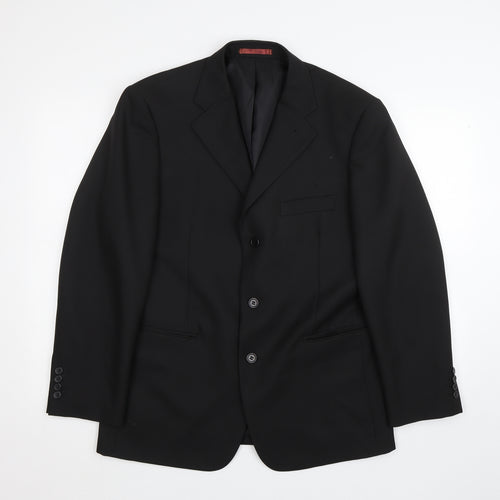 Taylor & Wright Mens Black   Jacket Suit Size 40