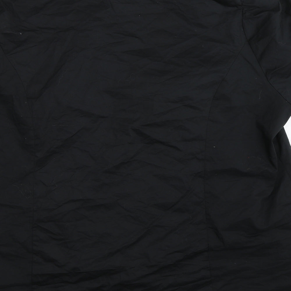 Marina Kaneva Womens Black   Basic Button-Up Size 26