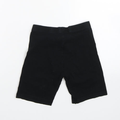 George Girls Black   Sweat Shorts Size 10-11 Years - PE kit