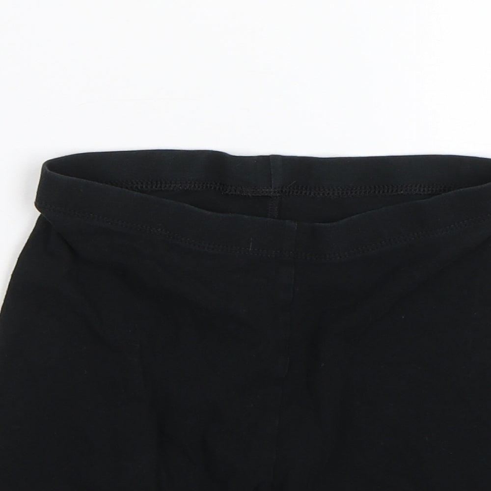 George Girls Black   Sweat Shorts Size 10-11 Years - PE kit