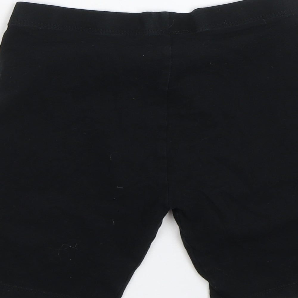 George Girls Black   Sweat Shorts Size 10-11 Years - PE kit