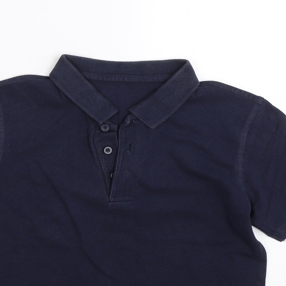 George Boys Blue   Basic Polo Size 8-9 Years  - PE kit