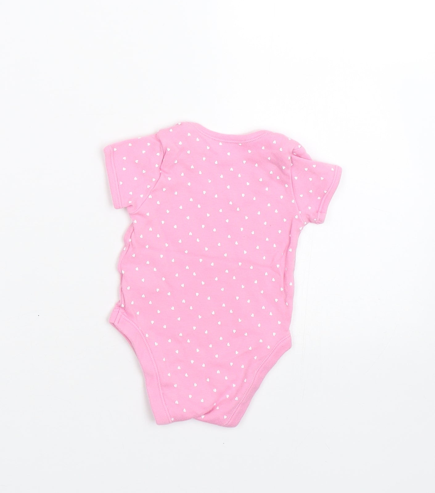 George Baby Pink Polka Dot  Babygrow One-Piece Size 6-9 Months