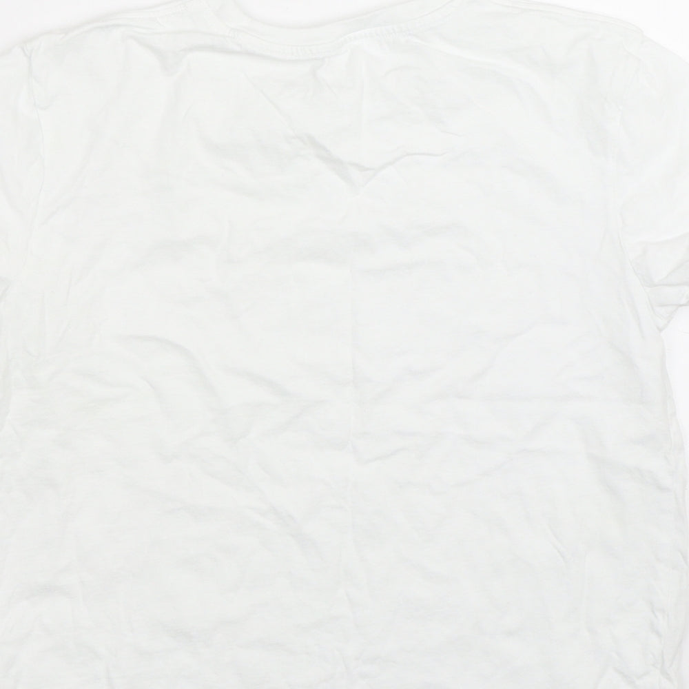 George Boys White   Basic T-Shirt Size 12-13 Years  - PE kit