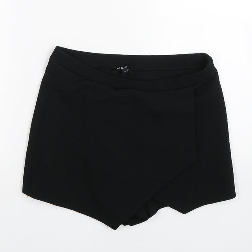 New Look Womens Black   Paperbag Shorts Size 14