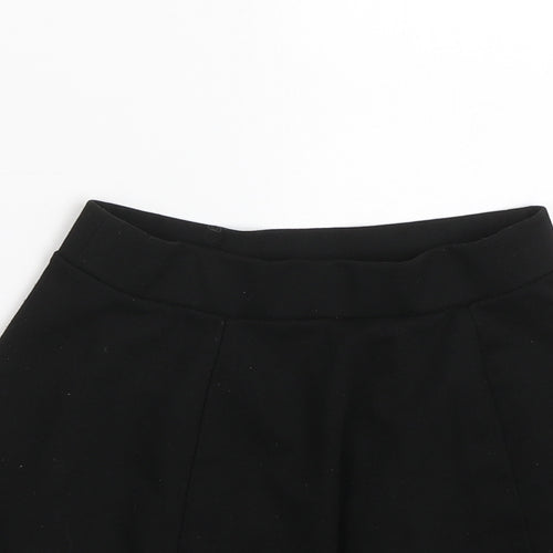 George Girls Black   Pleated Skirt Size 7-8 Years - School uniform