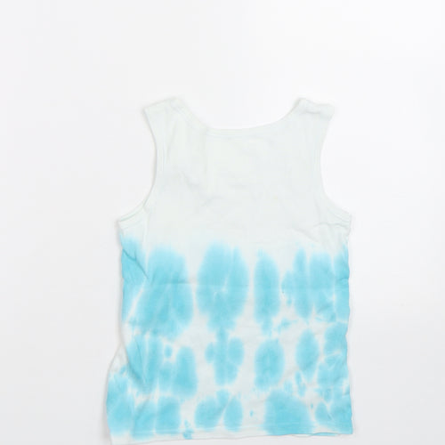 M&S Boys Blue   Basic Tank Size 6-7 Years