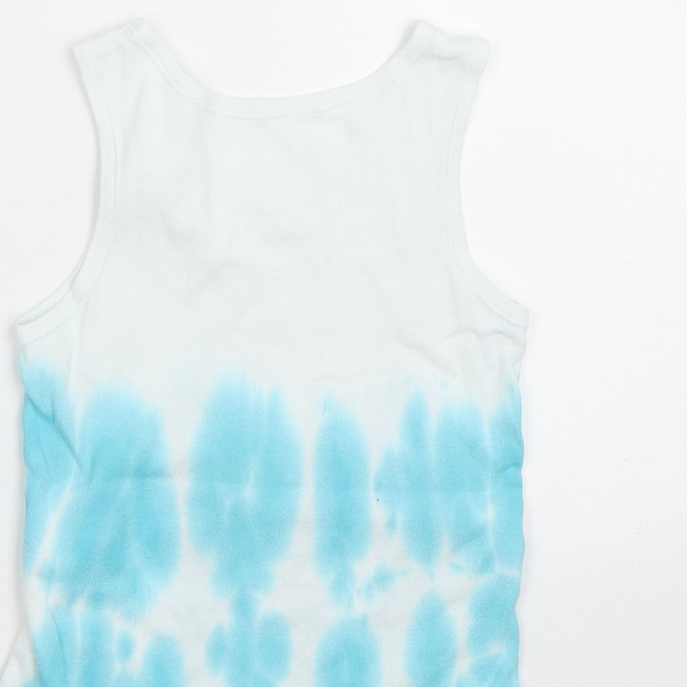 M&S Boys Blue   Basic Tank Size 6-7 Years