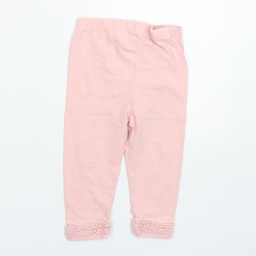 George Girls Pink   Capri Leggings Size 9-12 Months
