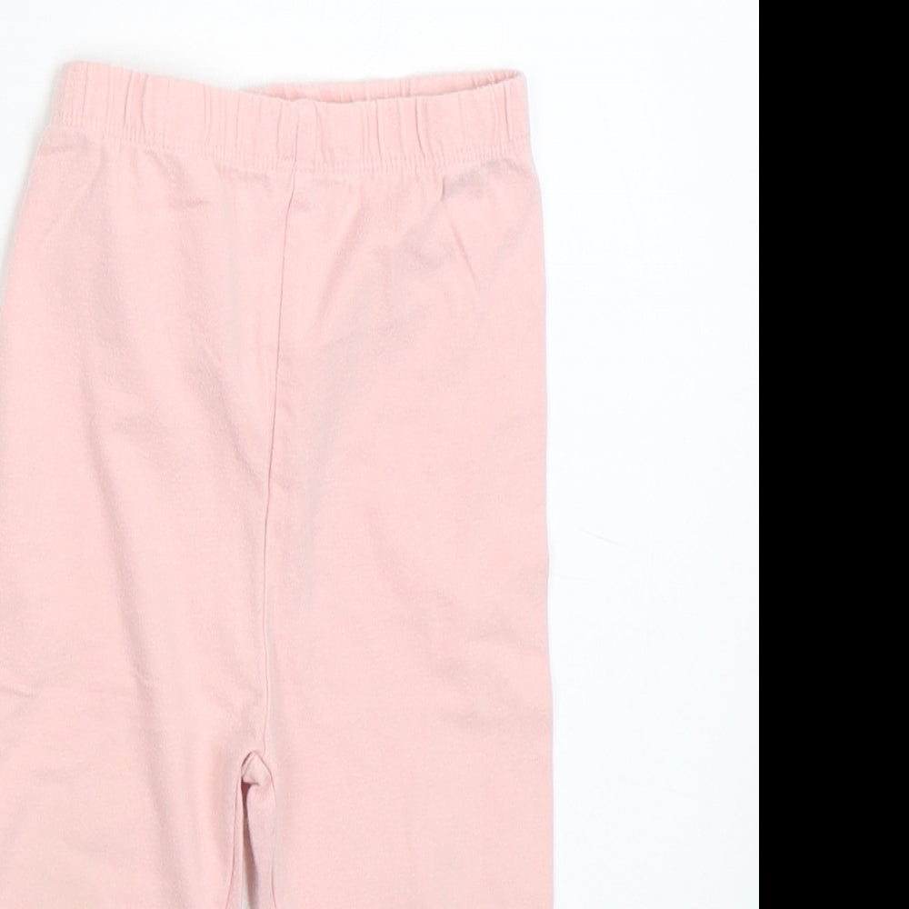 George Girls Pink   Capri Leggings Size 9-12 Months