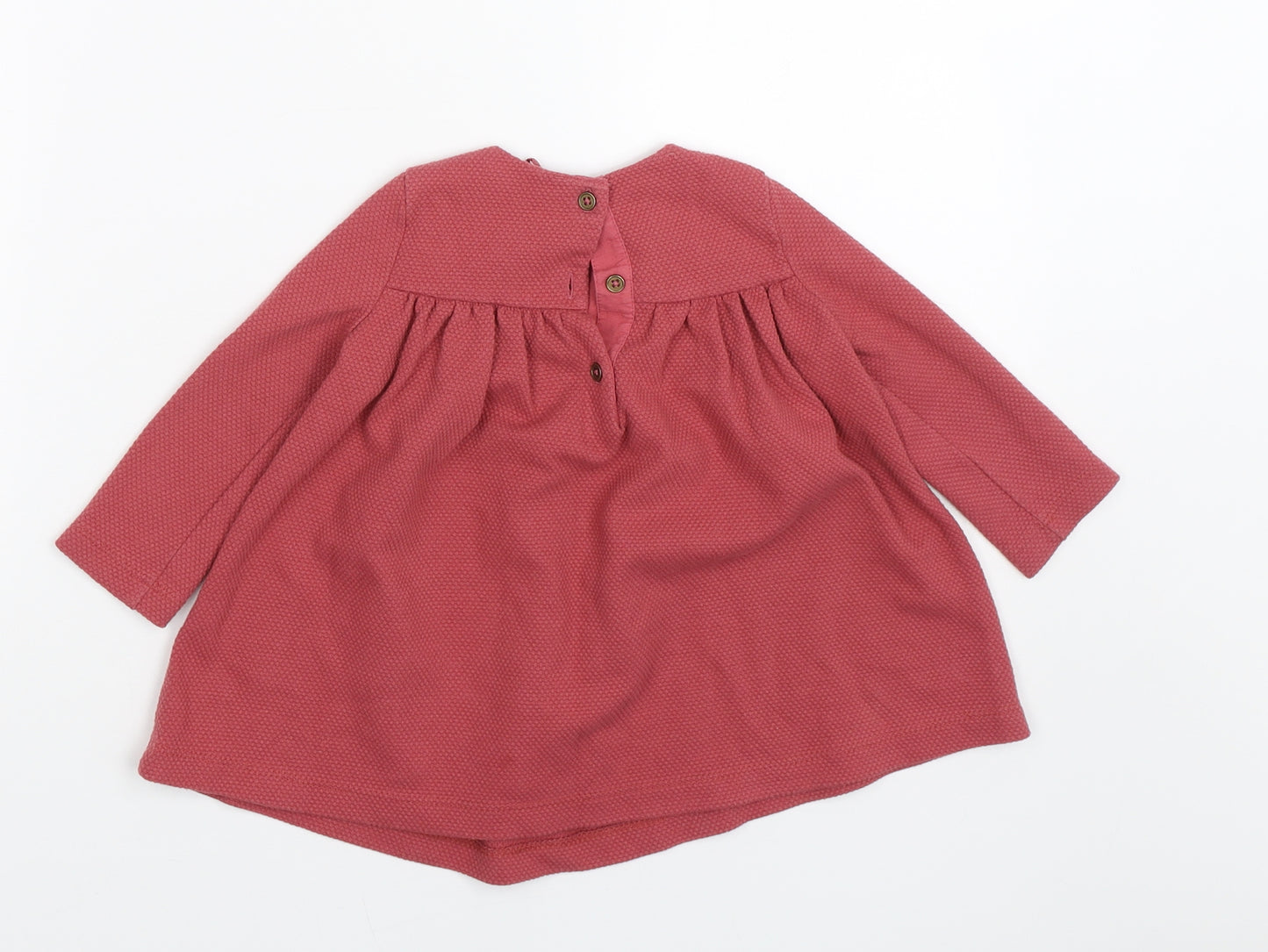 TU Girls Pink Floral  T-Shirt Dress  Size 6-9 Months