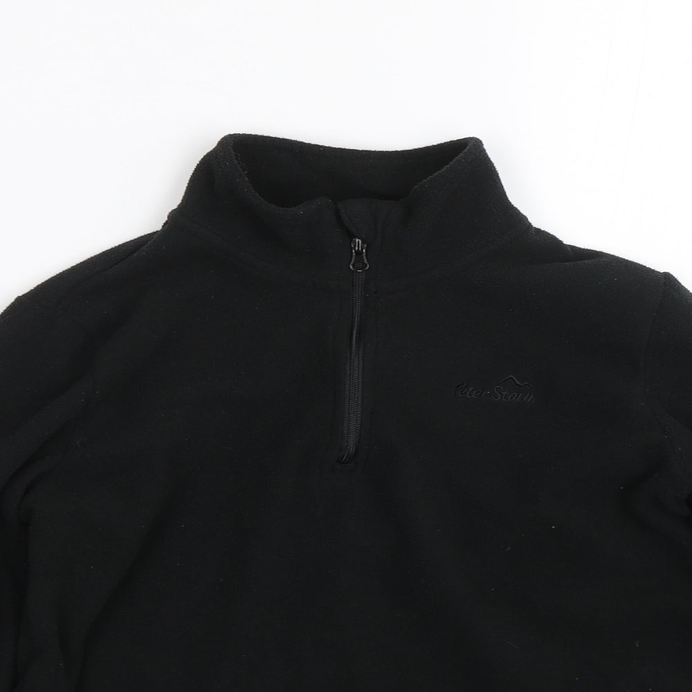 Peter Strom Boys Black   Pullover Sweatshirt Size 7-8 Years